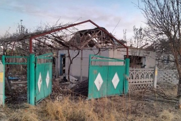 Elderly woman wounded in Russian shelling of Kherson region this morning