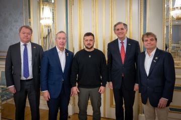 Zelensky se reúne con una delegación de congresistas estadounidenses