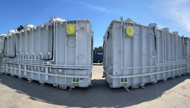 Ukraine receives two autotransformers to ensure power supply for 500,000 consumers