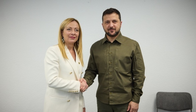 Зеленський і Мелоні обговорили наступний пакет допомоги Україні, зокрема посилення ППО