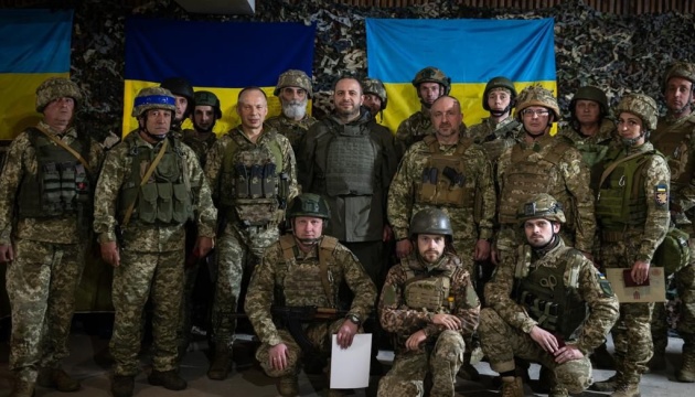 Umerov visits main command post of Bakhmut direction