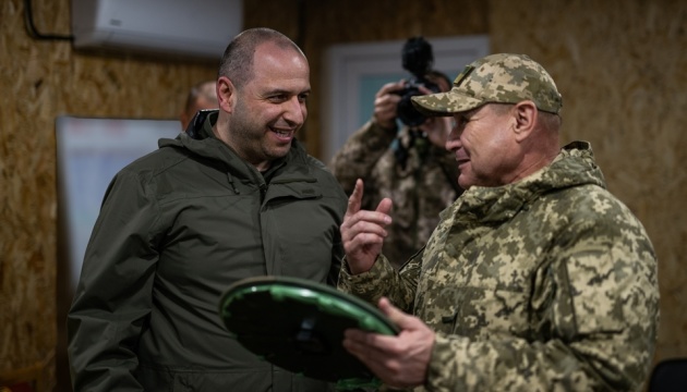 Umerov visits positions of defense forces in Tavria direction