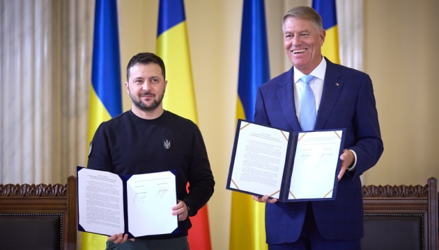 ウクライナとルーマニア、戦略的パートナーシップ声明に署名