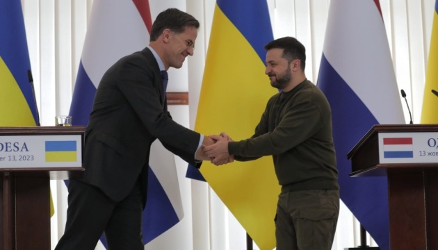 Netherlands signals support for Ukraine's security efforts - Zelensky