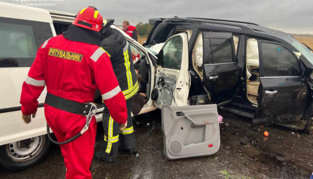 Bei einem Verkehrsunfall bei Drohobytsch in Lwiwer Region drei Menschen umgekommen