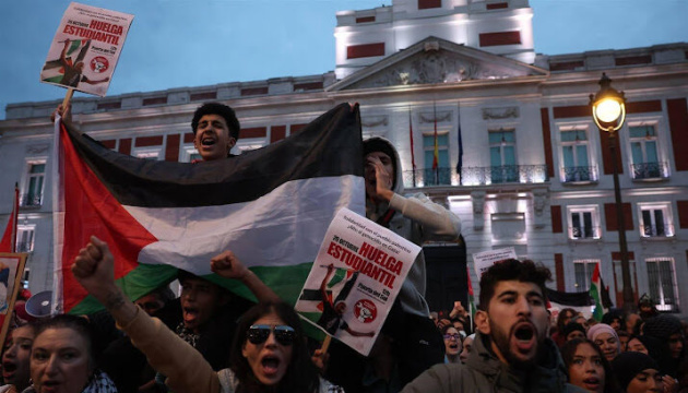 Акції на підтримку Палестини відбулися в найбільших містах Нідерландів