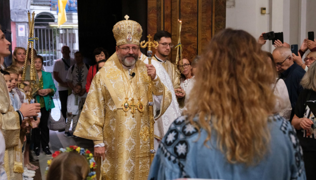 Глава УГКЦ провів проповідь для української громади в Неаполі