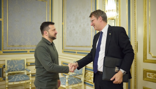 Зеленський зустрівся з міністром оборони Данії