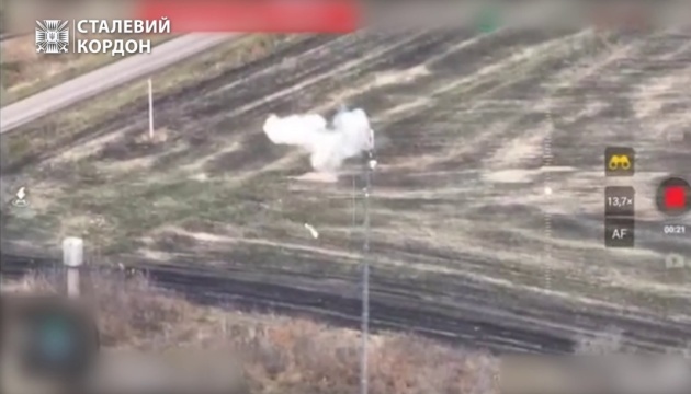 Border guards destroy enemy EW station with kamikaze drone in Kupiansk sector