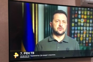 «Планова інформаційна робота»: у ГУР прокоментували появу звернення Зеленського на кримському ТБ