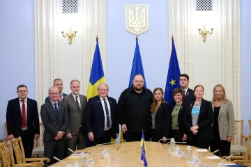 Stefanchuk discusses security assistance to Ukraine with Swedish delegation