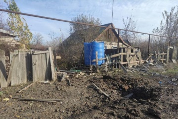 Houses damaged in Russia’s missile attack on Avdiivka 
