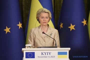 Von de Leyen: Nos impresionan las reformas implementadas por Ucrania en plena guerra
