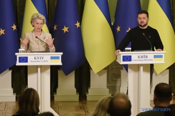 フォンデアライエン欧州委員会委員長、ウクライナの未完了の改革を指摘