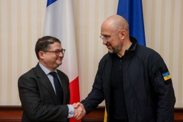 Ukraine's PM, French president's envoy discuss reconstruction projects