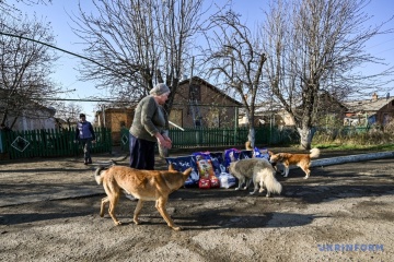 In Orichiw bleiben, um Tiere zu retten