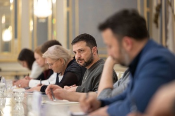 Zelensky meets with journalists from leading foreign media outlets
