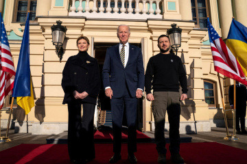 Ukraine's presidential couple greet Biden on his birthday