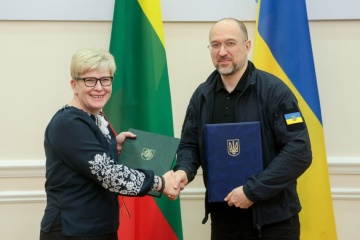 Die Ukraine und Litauen einigen sich auf weitere Zusammenarbeit beim Wiederaufbau