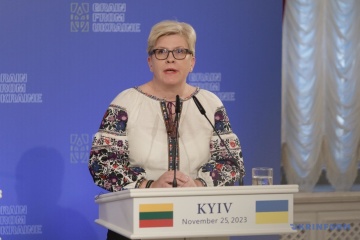 Šimonytė: Lituania asigna 2 millones de euros a la iniciativa "Granos de Ucrania"