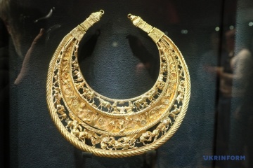 Part of ancient Scythian artefacts presented in Kyiv