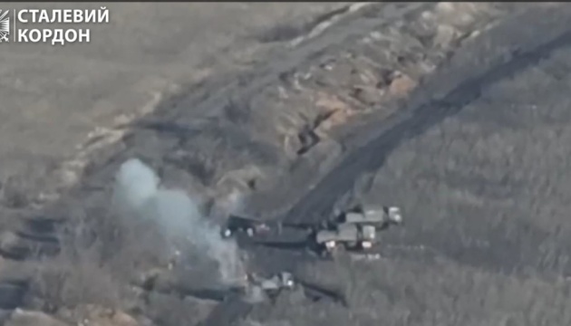 Ukrainian border guards destroy Russia's Vasilek mortar with FPV drone in Kharkiv region