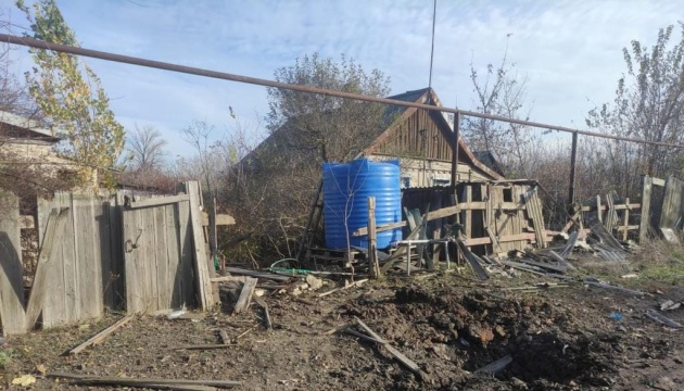 Houses damaged in Russia’s missile attack on Avdiivka 
