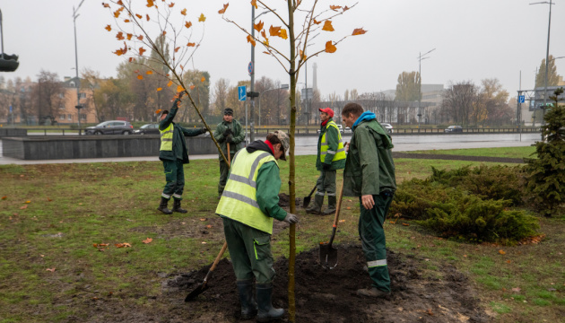 У Києві з початку року висадили майже 5,5 тисячі дерев 