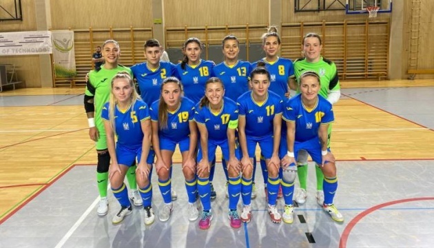 Українські футзалістки зіграли унічию зі Словенією у другому матчі