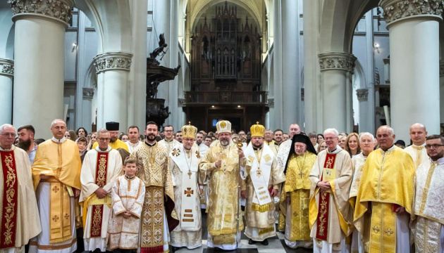 Глава УГКЦ Святослав очолив літургію для української громади у бельгійському місті Гент