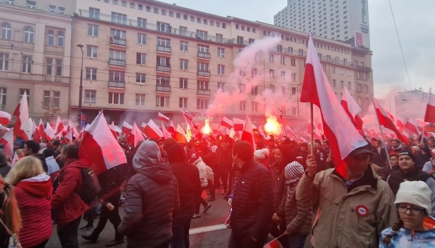 Польські націоналісти зібрали у Варшаві багатотисячний марш