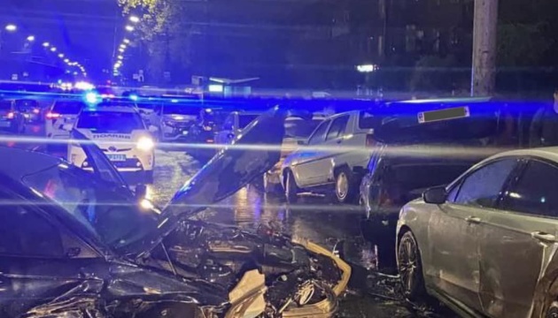 П'яний водій у Києві пошкодив відразу п'ять автівок - поліція