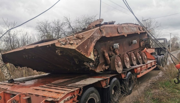 В Україні військовий металобрухт РФ збирають і сортують на 80 ділянках