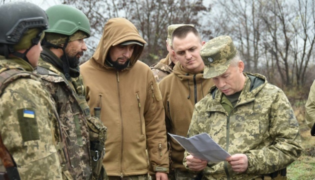 Syrskyj besucht Militäreinheiten in Richtung Bachmut und Lyman