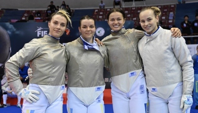 Жіноча збірна України поступилась Угорщині в матчі за «бронзу» КС з фехтування