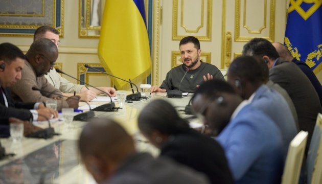 Zelensky quiere celebrar una reunión entre Ucrania y la Unión Africana