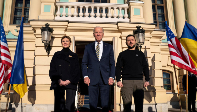 Ukraine's presidential couple greet Biden on his birthday