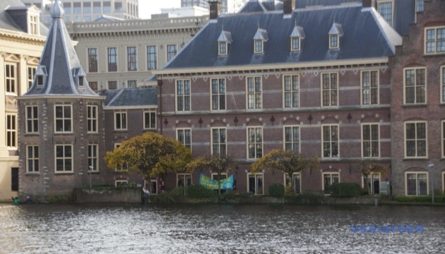Кліматичні активісти в Нідерландах влаштували акцію в озері біля парламенту