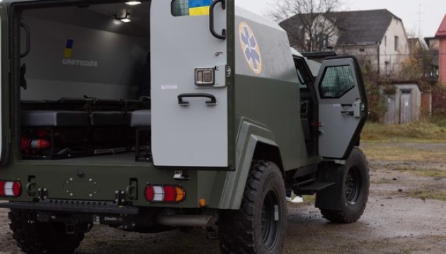 Україна отримала сьому броньовану «швидку», придбану за кошти United24