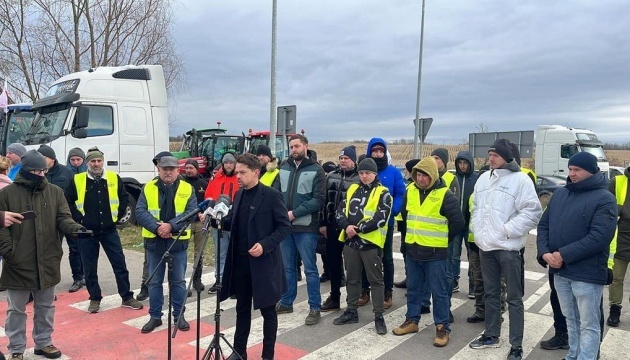 Polish farmers said blockade at Ukraine border to last until January