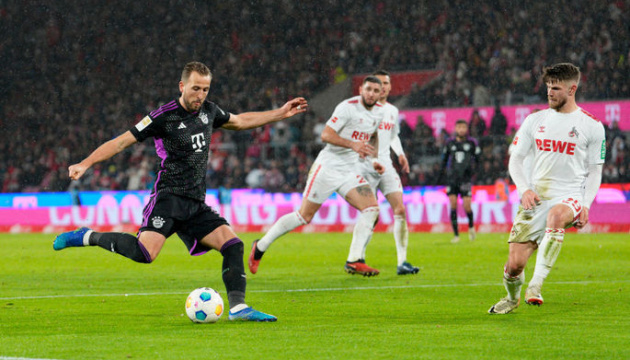 «Баварія» вийшла у лідери німецької Бундесліги, обігравши футболістів «Кельна»