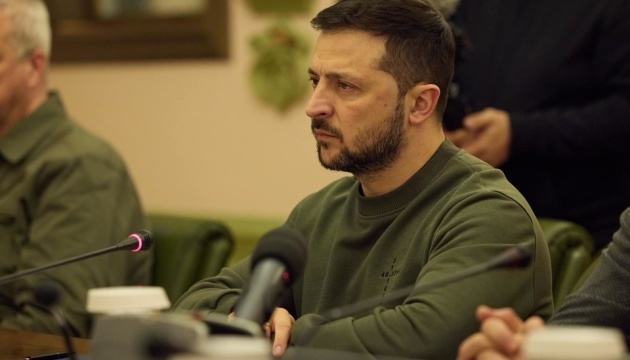 Zelensky holds Staff meeting to discuss fortifications, work of air defenses