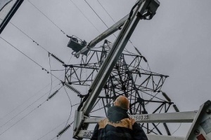 Some 497 settlements left without electricity across Ukraine due to bad weather, hostilities