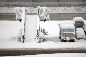 На півдні Німеччини - сильні снігопади: заблокована залізниця, скасовані авіарейси 