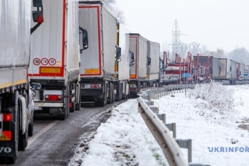 Grenzübergang Vyšné Nemecké an Grenze zur Slowakei nach Blockade von LKW-Fahrern wieder frei