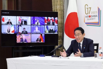 岸田日本首相、ウクライナに総額４５億ドル規模の支援発表