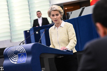 Ursula von der Leyen : L’UE doit donner à l'Ukraine ce dont elle a besoin pour être forte aujourd'hui