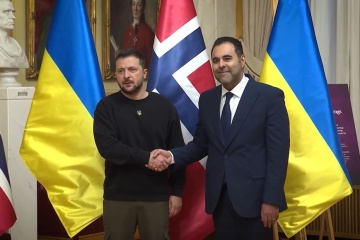 Zelensky meets with Norwegian parliament speaker
