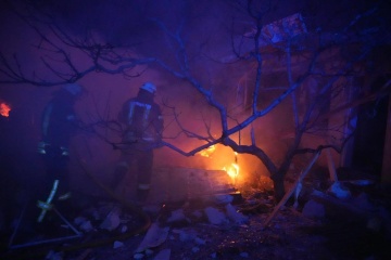 Angriff auf Odessa: Brand durch Drohenteile, ein Toter