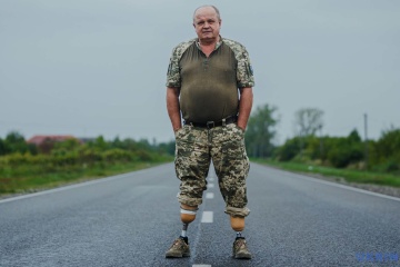 Wasyl Sztefko - wojskowy z protezami

